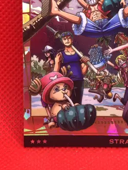 STRAW HAT CREW Luffy One Piece Holo Prism Card BANDAI TCG Japan No.8-23 SR - Image 4
