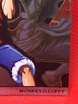 MONKEY D LUFFY One Piece Holo Prism Card BANDAI TCG Japan No.10-01 SR - Image 5