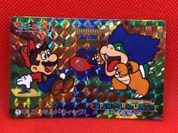 Ludwig von Koopa Super Mario World BANPRESTO Card Holo Foil 1992 Nintendo No.01 - Image 1