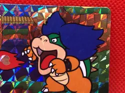 Ludwig von Koopa Super Mario World BANPRESTO Card Holo Foil 1992 Nintendo No.01 - Image 3