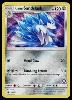 Pokemon Card - Alolan Sandslash - Sun & Moon Promo SM127 Promo - Image 1