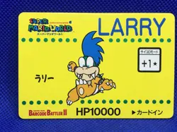 Larry Koopa Super Mario World Barcode Battler 2 Card Japanese NINTENDO rare - Image 1