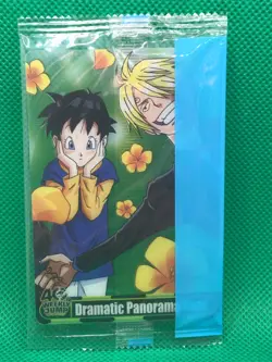 Dragon Ball & OnePiece Sanji Dramatic Panorama wafer card JUMP 40th UNOPENED - Image 1