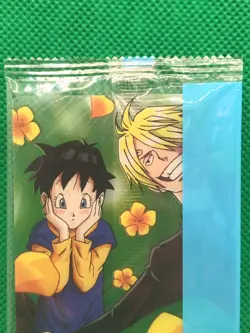 Dragon Ball & OnePiece Sanji Dramatic Panorama wafer card JUMP 40th UNOPENED - Image 2