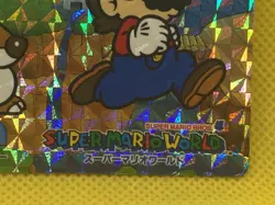 Monty Mole Super Mario World Bros BANPRESTO Card Holo 1993 Nintendo - Image 5