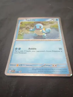 Squirtle - 048 (Cosmos Holo) 048 Sv: Scarlet & Violet Promo Cards Holo - Image 3