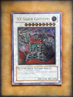 Yugioh XX-Saber Gottoms ANPR-EN044 Ultimate Rare NM - Image 1