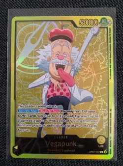 Vegapunk OP07-097 Alternative Art Leader One Piece Card Game Eb02 - Image 1