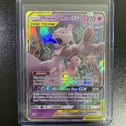 Pokemon TCG Mewtwo & Mew Tag Team GX Unified Minds 71/236 Holo Ultra Rare - Image 1