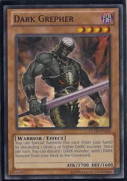 *** DARK GREPHER ** LCYW-EN028 3 AVAILABLE! YUGIOH! PLAYED CONDITION - Image 1