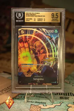 One Piece Championship 2023 Event FINALIST SENGOKU TEXTURED P-032 BGS 9.5 - Image 1