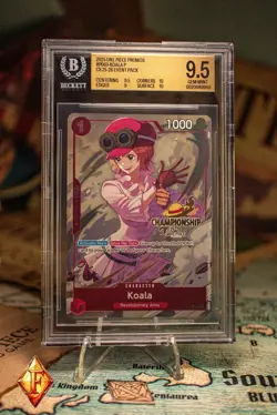 2025 ONE PIECE CHAMPIONSHIP 2025-26 EVENT GOLD STAMP #069 KOALA BGS 9.5 GEM MINT - Image 1