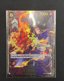One Piece Card Sabo OP13-120 SEC Championship 25-26 Promo Chinese Near Mint - Image 1