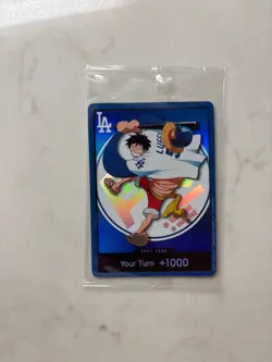 Monkey.D.Luffy (010) (Dodgers x ONE PIECE) EB02-010 One Piece Promotion Cards... - Image 1
