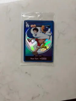 Monkey.D.Luffy (010) (Dodgers x ONE PIECE) EB02-010 One Piece Promotion Cards... - Image 3
