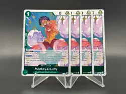 Monkey.D.Luffy OP16-034 R x4 Playset | The Time of Battle One Piece TCG NM - Image 1