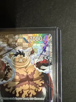 Monkey D. Luffy OP11-058 Treasure Rare Alt Art Op13 TR Whitening on the Back - Image 3