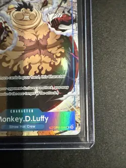 Monkey D. Luffy OP11-058 Treasure Rare Alt Art Op13 TR Whitening on the Back - Image 4