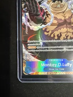 Monkey D. Luffy OP11-058 Treasure Rare Alt Art Op13 TR Whitening on the Back - Image 5