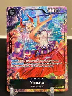 One Piece The Time of Battle Yamato (Alternate Art) SR OP16-098 NM - Image 1