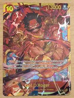 One Piece Gol D Roger OP09-118 SEC Secret Rare Emperors In The New World English - Image 1