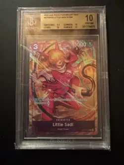 ONE PIECE BGS 10 LITTLE SADI FOIL OP02-073 R PARAMOUNT WAR ENGLISH 2023! - Image 1