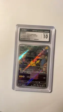 CGC 10 Pikachu 173/165 Sv2a Pokemon Card 151 Japanese 2023 Art Rare Holo - Image 1