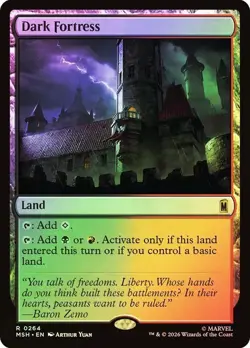 Dark Fortress Foil Marvel Super Heroes NM MTG - Image 1