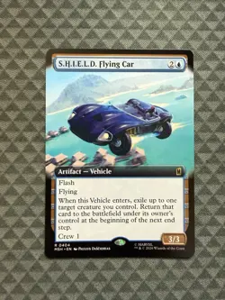 MTG S.H.I.E.L.D Flying Car #0404 Extended Art Rare Marvel Super Heroes (MSH) - Image 1