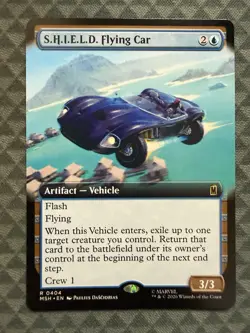 MTG S.H.I.E.L.D Flying Car #0404 Extended Art Rare Marvel Super Heroes (MSH) - Image 2