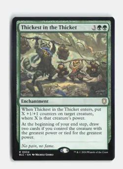 Thickest in the Thicket 34 Commander: Bloomburrow MTG NM - Image 1