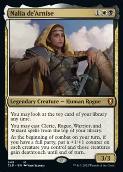 MTG Baldur's Gate *FOIL* M Nalia de'Arnise #649 - Image 1