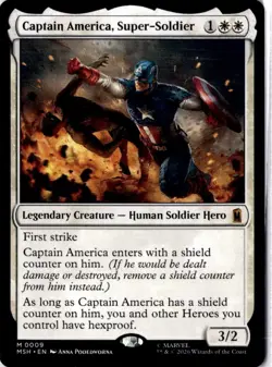 Captain America, Super-Soldier Marvel Super Heroes Regular NM M 0009 - Image 1