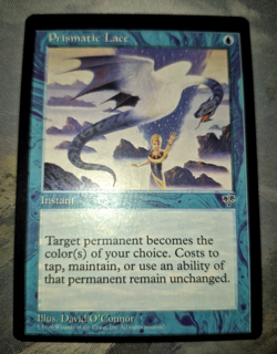 Prismatic Lace MTG x1 Miscut Obverse / Normal Reverse ~ Error EX/LP Misprint - Image 1