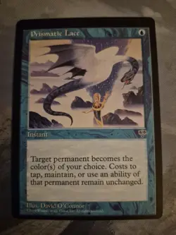 Prismatic Lace MTG x1 Miscut Obverse / Normal Reverse ~ Error EX/LP Misprint - Image 2