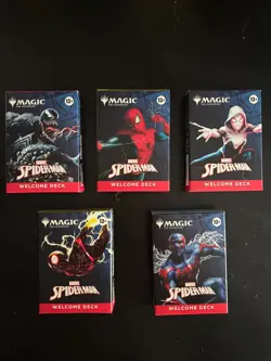 Spider-Man Magic the Gathering Welcome Deck Complete Set NEW - Image 1