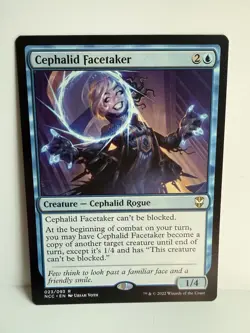 Cephalid Facetaker 23 Regular Streets of New Capenna Magic: The Gathering NM - Image 1