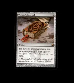 Venser's Journal 220 Rare Scars of Mirrodin Magic: The Gathering Lightly Played - Image 1