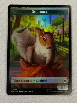 Galactus // Squirrel Double-Sided Token 008/014 Holo Marvel Super Heroes Foil NM - Image 2