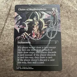 Chains of Mephistopheles - Custom Art MTG Magic The Gathering Playtest Card - Image 1