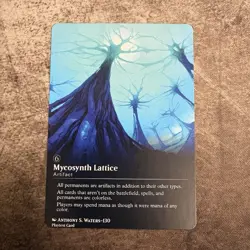 Mycosynth Lattice - Custom Art MTG Magic The Gathering Playtest Card - Image 1