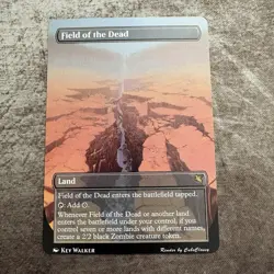 Field of the Dead - Custom Art MTG Magic The Gathering Playtest Card - Image 1
