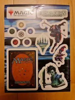 MTG: Duskmourn promo Sticker Sheet New Unused Magic The Gathering Promotional - Image 1