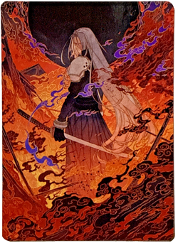 Nibelheim Aflame - Art Series Final Fantasy #35 - NM - MTG Magic - Art Card - Image 1