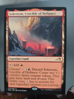 Sokenzan, Crucible of Defiance Kamigawa: Neon Dynasty MTG Regular Near Mint - Image 1