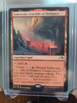 Sokenzan, Crucible of Defiance Kamigawa: Neon Dynasty MTG Regular Near Mint - Image 3