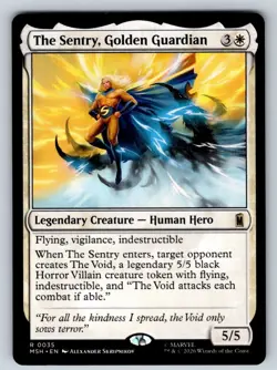 The Sentry, Golden Guardian 35 Rare Marvel Super Heroes Magic: The Gathering LP - Image 1