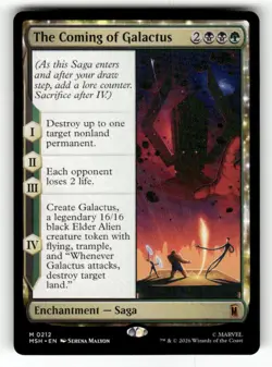 The Coming of Galactus 212 Mythic Marvel Super Heroes Magic: The Gathering NM - Image 1