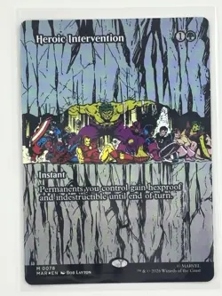 Heroic Intervention (0078) (Borderless) Marvel Universe Eternal-Legal Foil - Image 1