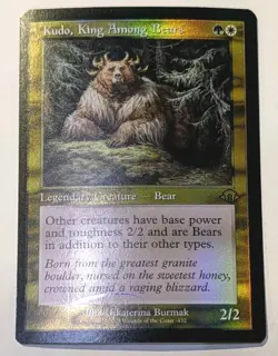 Kudo, King Among Bears (Retro Frame) Modern Horizons 3 Foil - MTG RARE - Image 1